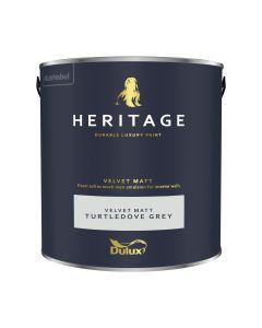 Dulux Heritage Matt Emulsion - Turtledove Grey - 2.5L