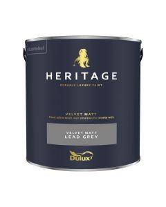 Dulux Heritage Matt Emulsion - Lead Grey - 2.5L