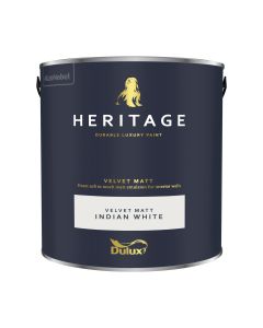 Dulux Heritage Matt Emulsion - Indian White - 2.5L