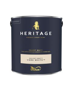 Dulux Heritage Matt Emulsion - York White - 2.5L