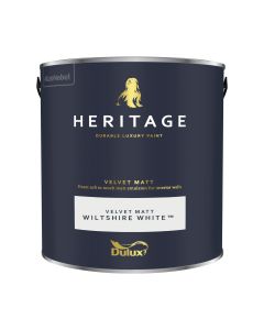 Dulux Heritage Matt Emulsion - Wiltshire White - 2.5L