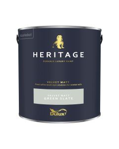 Dulux Heritage Matt Emulsion - Green Slate - 2.5L