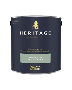 Dulux Heritage Matt Emulsion - Sage Green - 2.5L