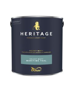 Dulux Heritage Matt Emulsion - Maritime Teal - 2.5L