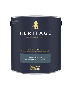 Dulux Heritage Matt Emulsion - Midnight Teal - 2.5L