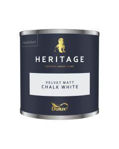 Dulux Heritage Tester Pot - Chalk White - 125ml