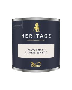 Dulux Heritage Tester Pot - Linen White - 125ml