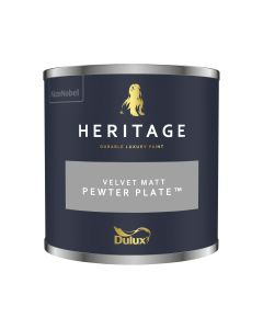 Dulux Heritage Tester Pot - Pewter Plate - 125ml