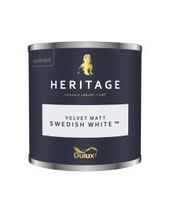 Dulux Heritage Tester Pot - Swedish White - 125ml