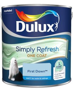 Dulux Simply Refresh One Coat Matt Emulsion Paint - First Dawn - 2.5L