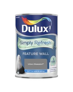 Dulux Simply Refresh Feature Wall Matt Paint - Urban Obsession - 1.25L