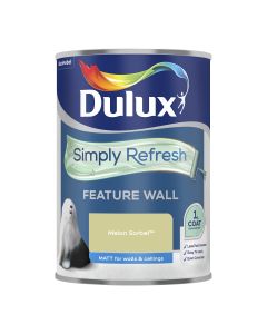 Dulux Simply Refresh Feature Wall Matt Paint - Melon Sorbet - 1.25L