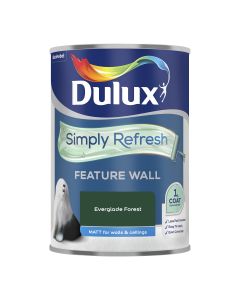 Dulux Simply Refresh Feature Wall Matt Paint - Everglade Forest - 1.25L