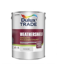 Dulux Trade Weathershield Smooth Masonry - Frosted Grey - 5L