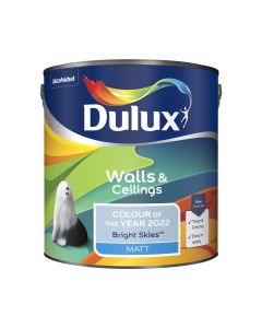 Dulux Matt Emulsion Paint - Bright Skies - 2.5L