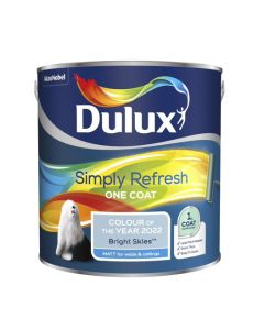 Dulux Simply Refresh One Coat Matt Emulsion Paint - Bright Skies - 2.5L