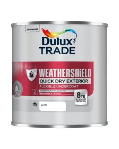 Dulux Trade Weathershield Quick Dry Exterior Flexible Undercoat - 1L