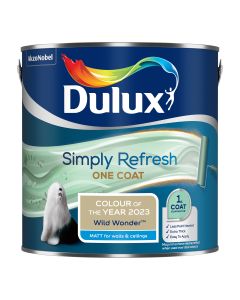 Dulux Simply Refresh One Coat Matt Emulsion Paint - Wild Wonder - 2.5L