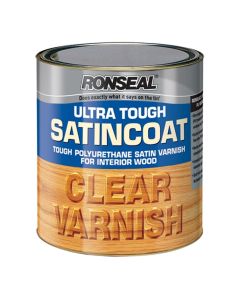 Ronseal Ultra Tough Satincoat Varnish - Clear (Satin) 2.5L