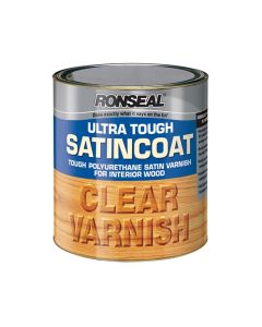 Ronseal Ultra Tough Satincoat Varnish - Clear (Satin) 750ml