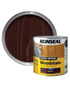 Ronseal Quick Drying Woodstain - Walnut (Satin) 2.5L