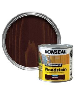 Ronseal Quick Drying Woodstain - Walnut (Satin) 250ml