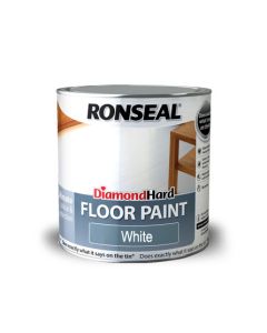 Ronseal Diamond Hard Floor Paint - White - 2.5L