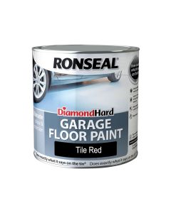 Ronseal Diamond Hard Garage FLoor Paint - Tile Red - 2.5L