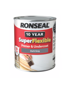 Ronseal SuperFlexible Wood Primer & Undercoat - Grey - 750ml