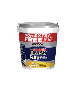 Ronseal Multi Purpose Smooth Finish Filler - 1.2kg + 50% Extra Free