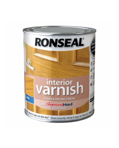 Ronseal Diamond Hard Interior Varnish - Light Oak  (Satin) 750ml