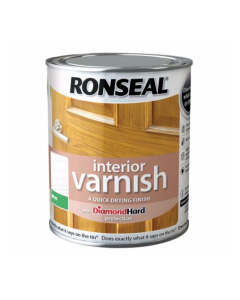 Ronseal Diamond Hard Interior Varnish - White Ash (Matt) 750ml