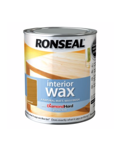 Ronseal Interior Wax - Dark Oak - 750ml