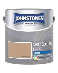 Johnstone's Wall & Ceiling Matt Paint - Burnt Sugar - 2.5L