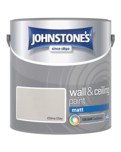 Johnstone's Wall & Ceiling Matt Paint - China Clay - 2.5L