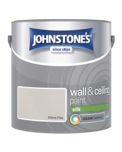 Johnstone's Wall & Ceiling Silk Paint - China Clay- 2.5L