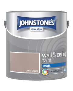 Johnstone's Wall & Ceiling Matt Paint - Coffee Cream - 2.5L