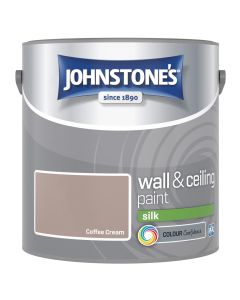 Johnstone's Wall & Ceiling Silk Paint - Coffee Cream - 2.5L