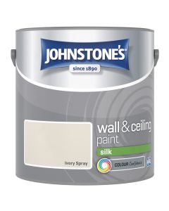 Johnstone's Wall & Ceiling Silk Paint - Ivory Spray - 2.5L