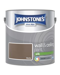 Johnstone's Wall & Ceiling Silk Paint - Mocha - 2.5L