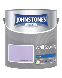 Johnstone's Wall & Ceiling Matt Paint - Sweet Lavender - 2.5L