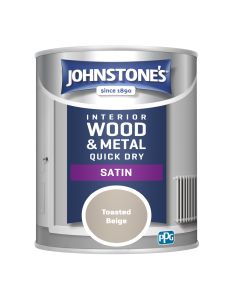 Johnstone's Quick Dry Satin - Toasted Beige - 750ml