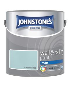 Johnstone's Wall & Ceiling Matt Paint - New Duck Egg - 2.5L