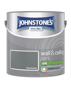 Johnstone's Wall & Ceiling Silk Paint - Steel Smoke - 2.5L