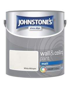 Johnstone's Wall & Ceiling Matt Paint - White Whisper - 2.5L