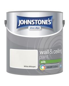 Johnstone's Wall & Ceiling Silk Paint - White Whisper - 2.5L