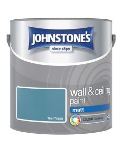 Johnstone's Wall & Ceiling Matt Paint - Teal Topaz - 2.5L