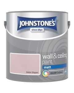 Johnstone's Wall & Ceiling Matt Paint - Ballet Slipper - 2.5L