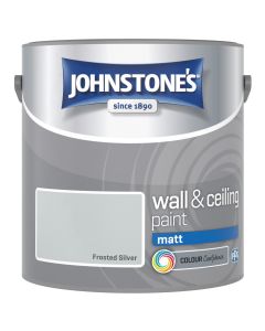 Johnstone's Wall & Ceiling Matt Paint - Frosted Silver - 2.5L