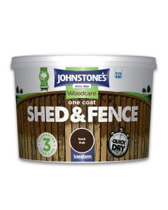 Johnstone's Shed & Fence - Dark Oak - 9L